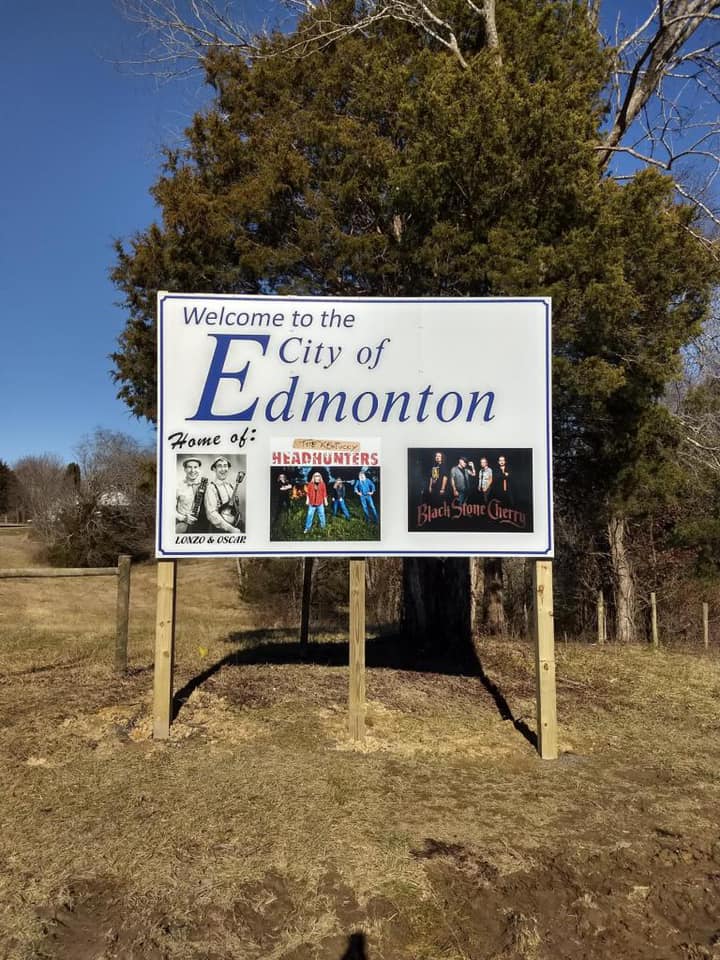 City of Edmonton welcome sign